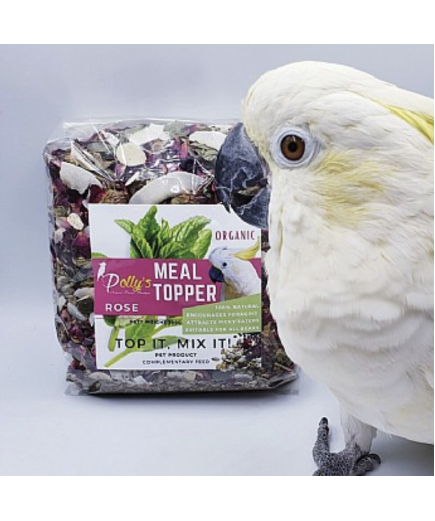 Polly`s Natural Organic Parrot Meal Topper Rose 300g